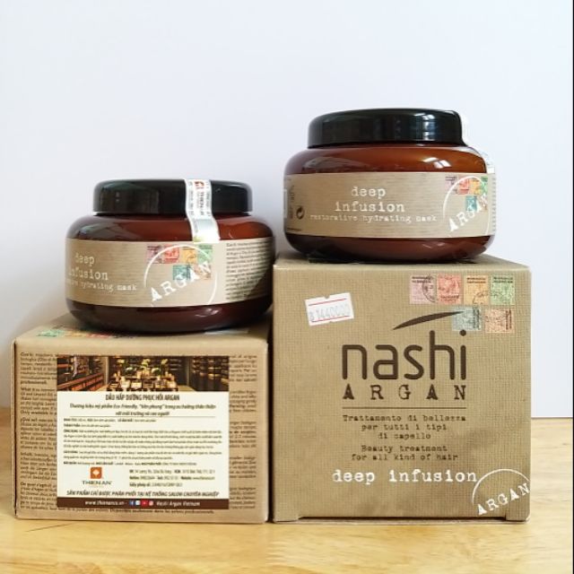 Dầu Hấp Dưỡng Phục Hồi Tóc Argan NASHI