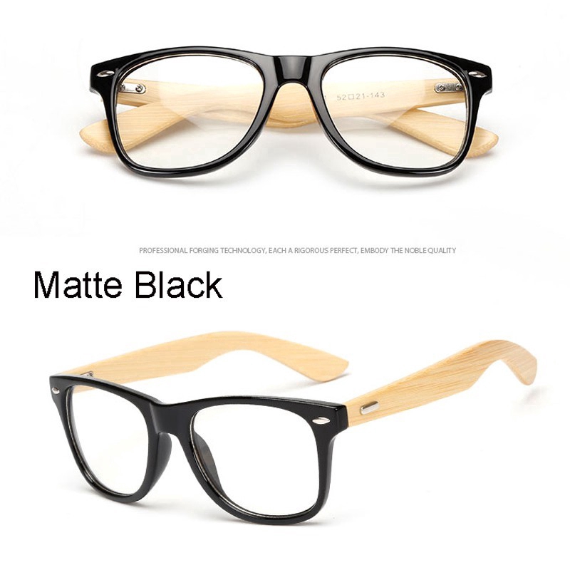 Mắt kính tròn gọng gỗ phong cách cổ điển cho nam và nữ | BigBuy360 - bigbuy360.vn