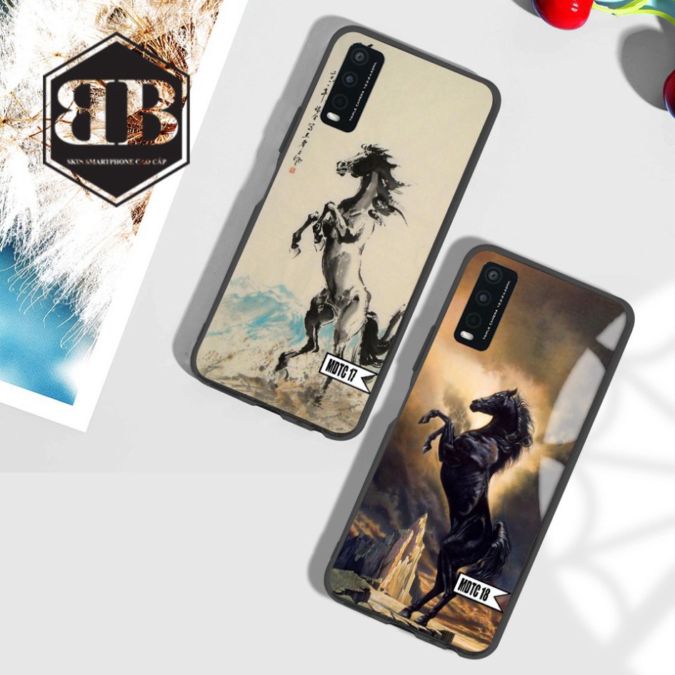 Ốp lưng kính cường lực Vivo Y20 / Y20S / Y12S mã đáo thành công