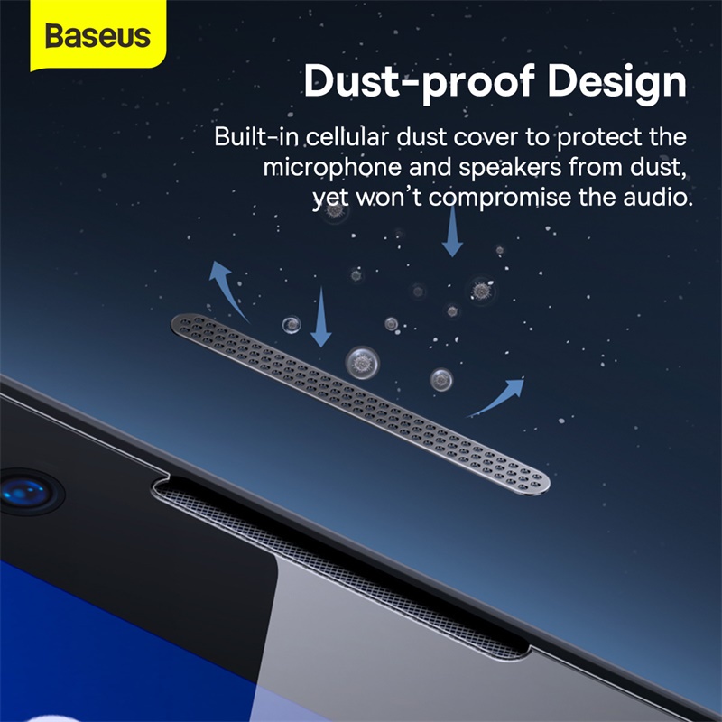 Kính Cường Lực Baseus Siêu Trong Suốt Bảo Vệ Màn Hình Điện Thoại iPhone13 ProMax 4K 13Pro