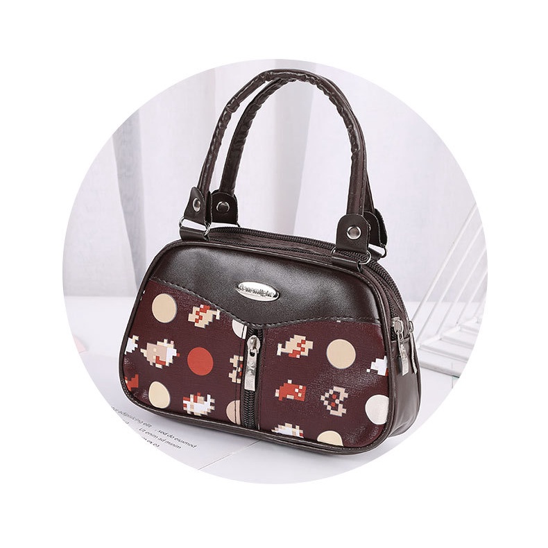 Hàng Có Sẵn Giao Hàng Ngay Lập Phương#Túi Mua Sắm Cầm Tay Mini Có Khóa Kéo Đựng Điện Thoại 10 / 9mm Thời Trang 2022 Cho Phụ Nữ Trung Niên