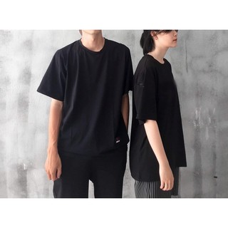 < FREESHIP > Set Áo Thun Đen phối Quần Short Kaki Đen [ Form UNISEX ]
