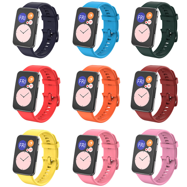 Dây Đeo Silicon Thay Thế Cho Đồng Hồ Thông Minh huawei watch Fit