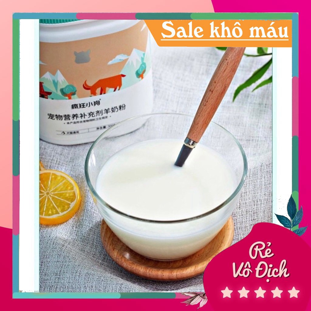 [Hỏa tốc TPHCM INBOX] Sữa dê cực thơm bổ sung canxi kích thích ăn cho chó mèo