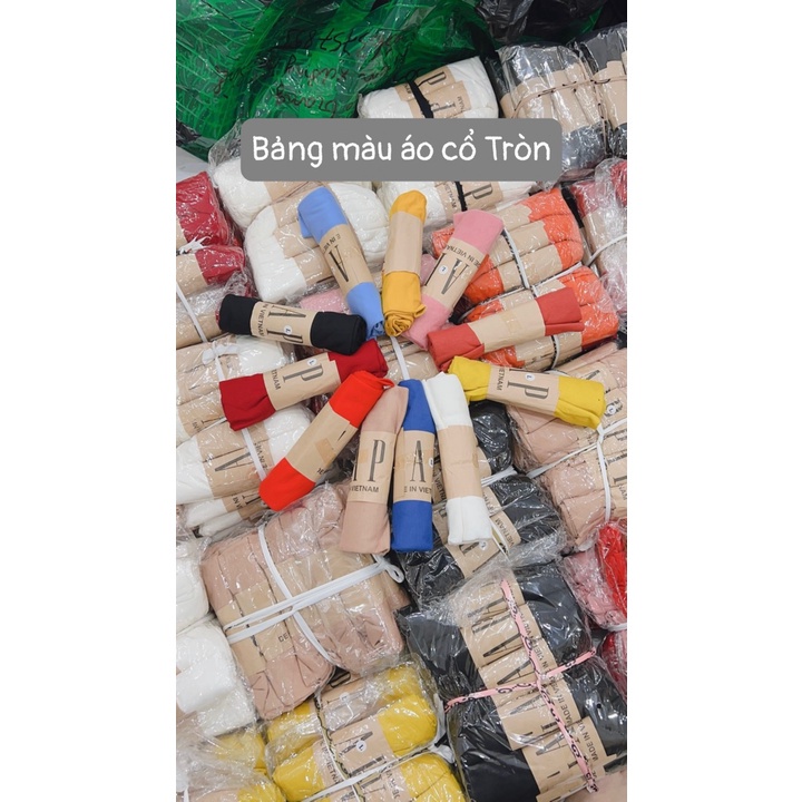 Áo Thun Nữ GAP Cổ TForm Rộng Hàn Quốc Trơn Chất Đũi Dày Mịn Thoáng Mát Thiết Kế Thời Trang Kiểu Dáng Năng Động Trẻ Trung