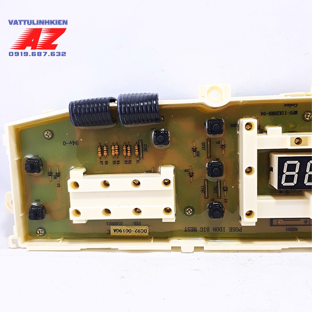 Board mạch máy giặt SAMSUNG cửa đứng 2 mảnh DC92-00190A + DC41-00078