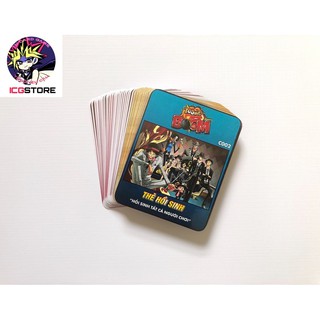 Bộ Thẻ bài Toonies One Piece Boom ĐẶC BIỆT dạng board game mèo nổ 63 lá