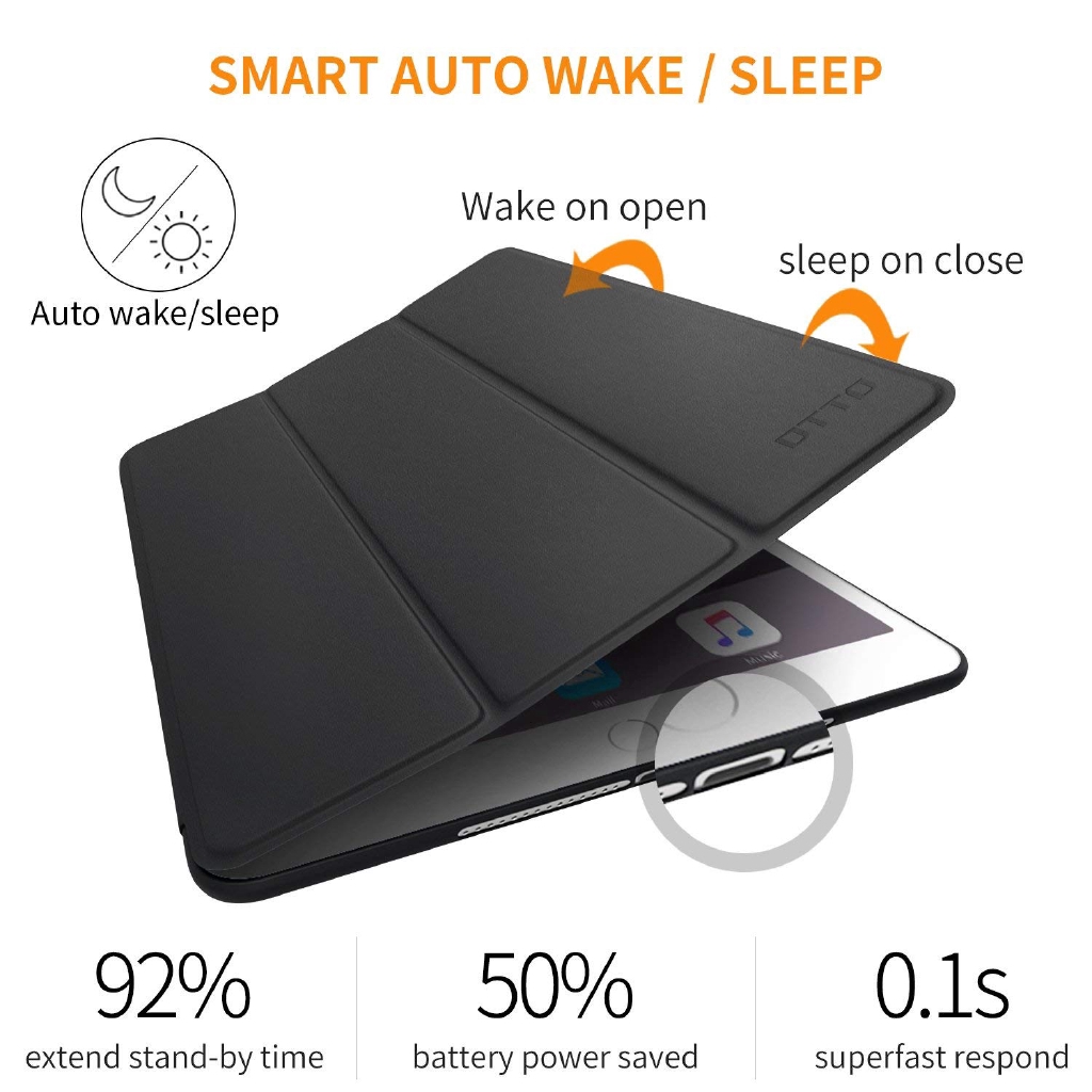 Bao da TPU Silicone mềm có chức năng tắt tự động cho 9.7 Inch Air Mini 1 2 3 4 5 7 8 Pro 10.5 10.2 inch 2017 2018 case | BigBuy360 - bigbuy360.vn