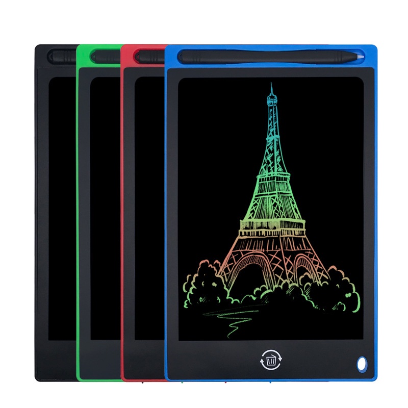 Bảng viết tự xóa đa màu sắc - bảng điện tử viết xóa LCD loại đã màu sắc