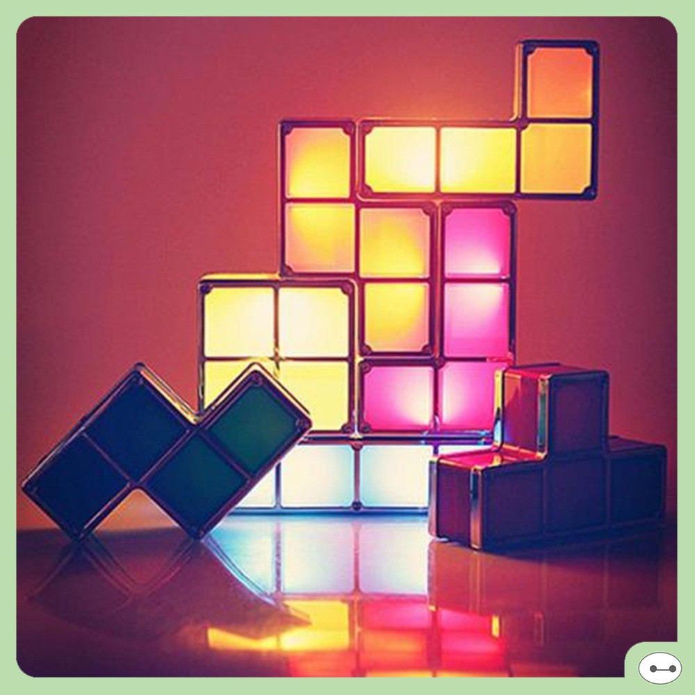 ĐÈN XẾP HÌNH TETRIS BLOCKS SÁNG TẠO