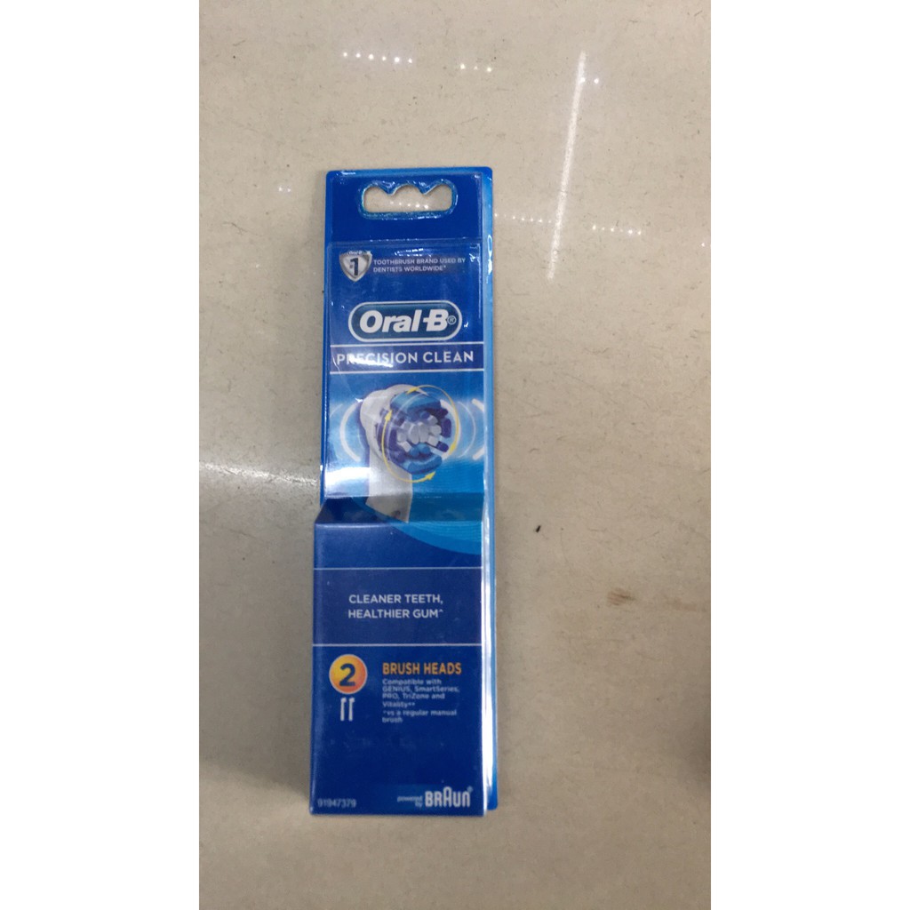 Đầu bàn chải Oral B Precision clean vỉ 2 chiếc