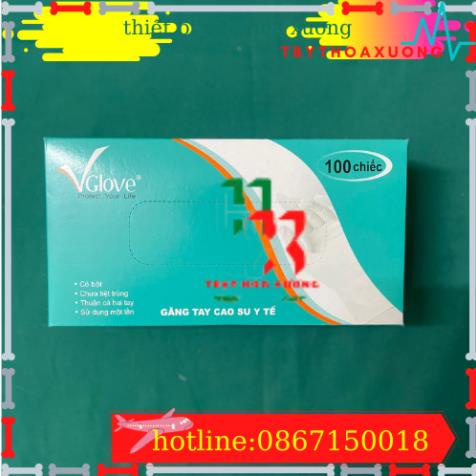 Com Bo 5 Hộp Găng Tay Y Tế Vglove Hộp 100 cái