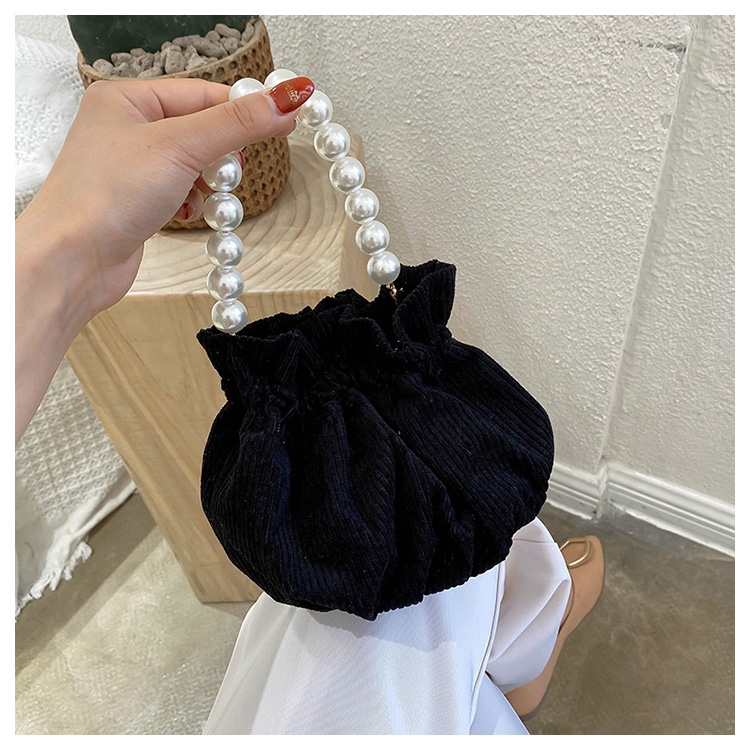 Túi Xách Dây Đeo Xích Đính Ngọc Trai Dễ Phối Đồ Cho Nữ