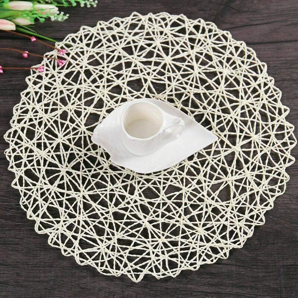Thảm Lót Bàn Ăn Dệt Sợi Cao Cấp 38cm