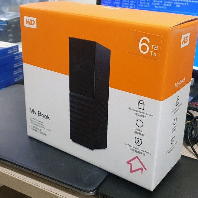 Ổ Cứng Di Động WD My Book 6TB 3.5 USB 3.0