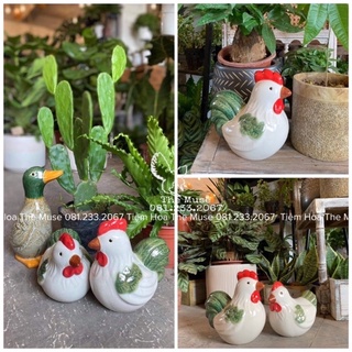 Gà Gốm - Vịt Gốm - Decor Trang Trí Nhà Cửa