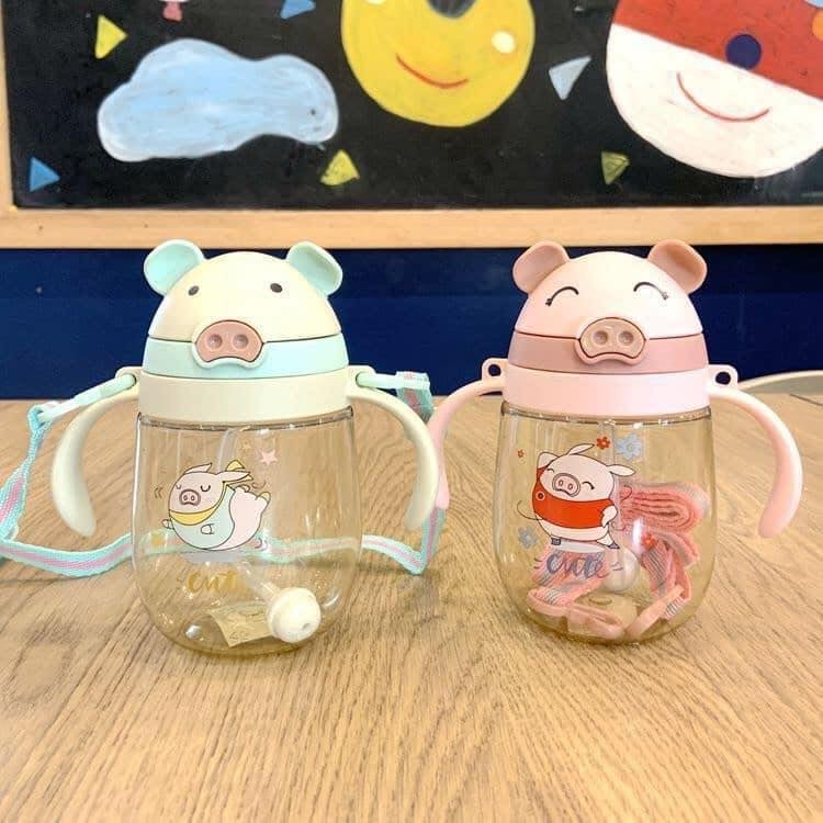 Bình uống nước hình lợn cho bé