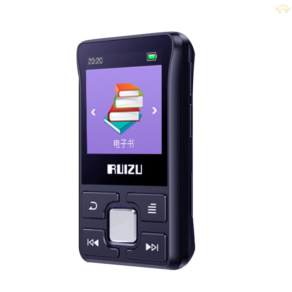 Máy Nghe Nhạc MP3 RUIZU X55 BT MP3 Màn Hình 1.5-inch Có Loa FM Thu Âm Tự Động Đầu Cắm 3.5mm