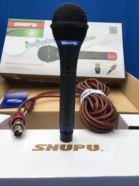 MICRO KARAOKE SHUPU 757 DÒNG DÂY DÀI 5M DÙNG CHO CÁC DÀN ÂM LI VÀ LOA CÓ HỖ TRỢ CỔNG MIC