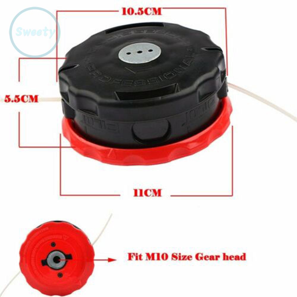 Trimmer Head Speed Feed Home Garden Accessory Trimmers Trimmer Replacement M10 ABS Weed Eater For Husqvarna HONDA