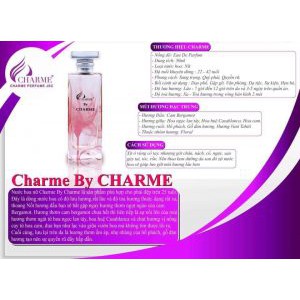 [ Chính Hãng 100% ] Nước hoa nữ Charme By Charme 50ml | WebRaoVat - webraovat.net.vn