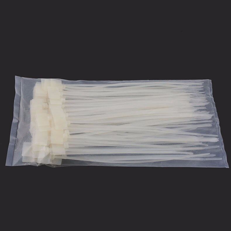 Set 100 Dây Rút Nhựa 2.5 * 100mm Cho Dây Cáp Mạng Ethernet Rj45 Rj12