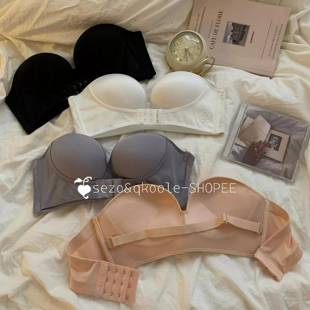 qkoole   Áo Ngực Không Dây Không Dây Chống Trượt Thiết Kế Vô Hình Lưng Đẹp Mắt Cho Nữ