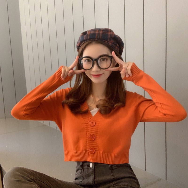 Cardigan, áo len mỏng nữ, áo khoác rộng và áo khoác ngắn