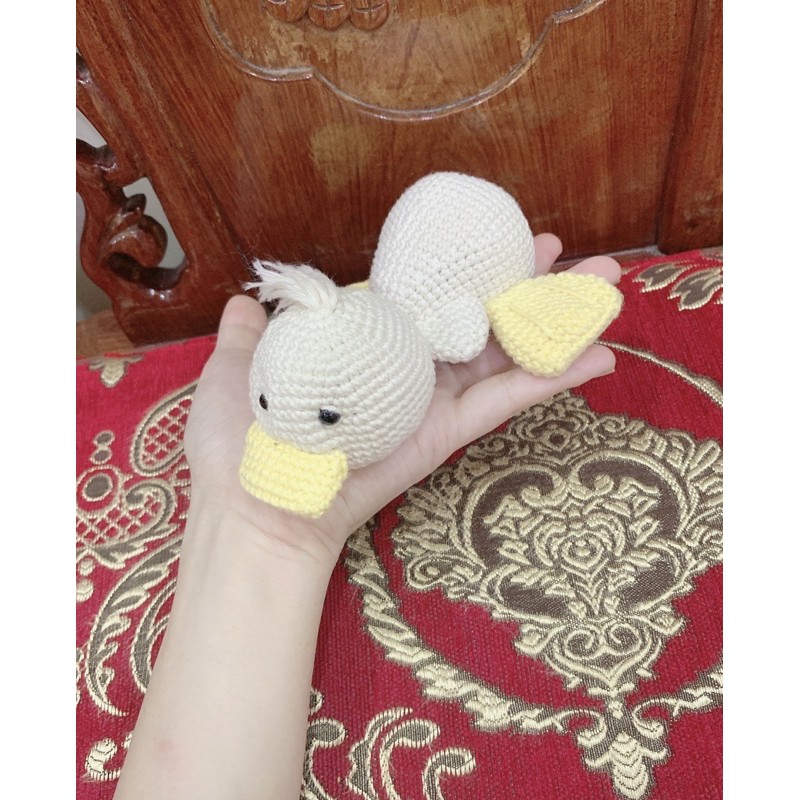 Gấu bông móc len Amigurumi cao cấp Thú len Việt Nam - VỊT CON XẤU XÍ