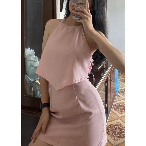 Pass set cổ yếm siêu xinh