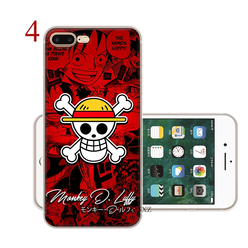 Ốp điện thoại hình hoạt hình one piece dễ thương cho Iphone 5/5s/SE/6/6s/6+/6s+/7/7+/8/8+/X