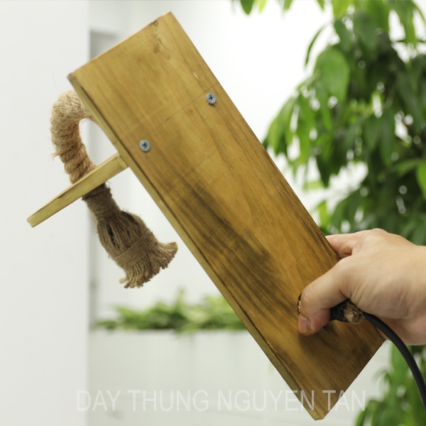 Đèn treo tường decor trang trí, đèn dây thừng trang trí