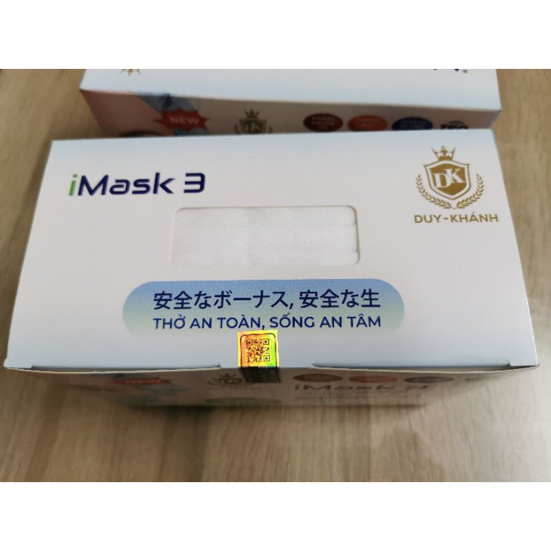 [Chính Hãng ] Khẩu trang y tế 4 lớp Giấy Kháng khuẩn 99% Hàng  Xuất Khẩu ( nguyên tem, mác niêm phong)