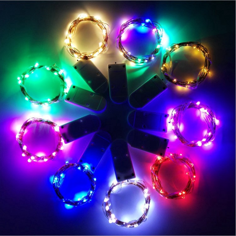 Dây đèn LED 5M 8 màu trang trí rực rỡ nhiều màu sắc