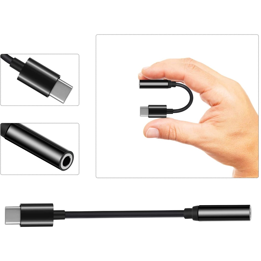 Bộ chuyển đổi tai nghe điện thoại di động loại c sang jack 3.5mm usb c sang 3.5mm bộ chuyển đổi tai nghe bộ chuyển đổi giắc cắm âm thanh