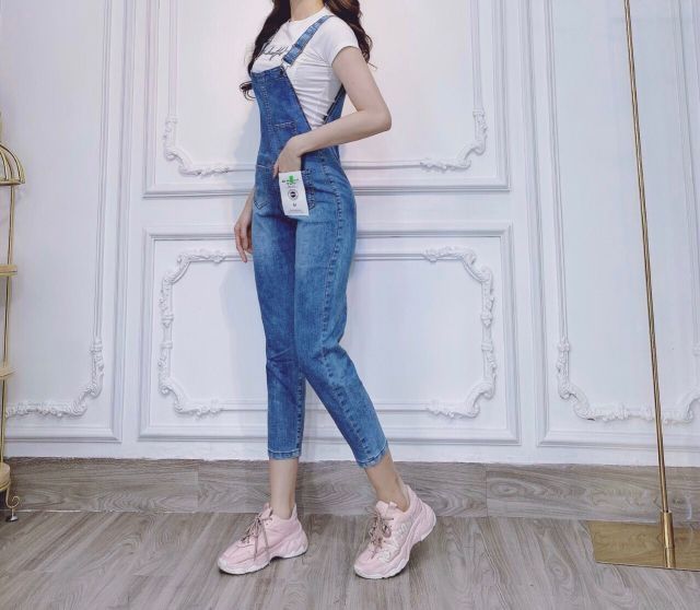 Combo 3 ao thun , 3 yếm jean nữ cao cấp | BigBuy360 - bigbuy360.vn