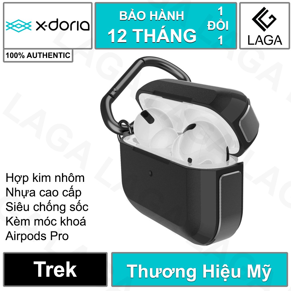 Ốp Lưng X-Doria Denfense Trek Airpods Pro | Siêu Chống Sốc | Siêu Bảo Vệ