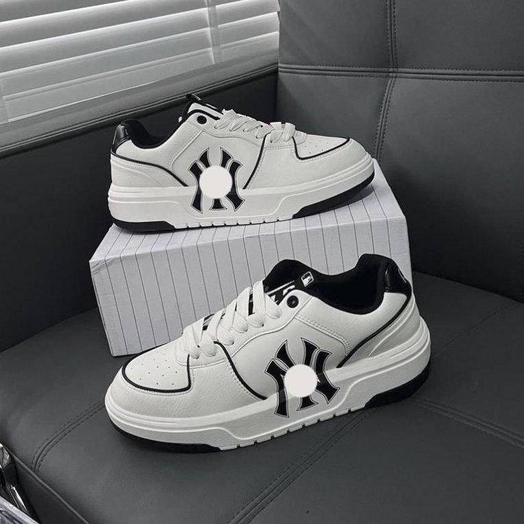 Giày Chunky NY nam nữ rep 1:1 full bill box, Giày Sneaker thể thao ulzzang màu đen xanh đi học cổ thấp đế độn N6