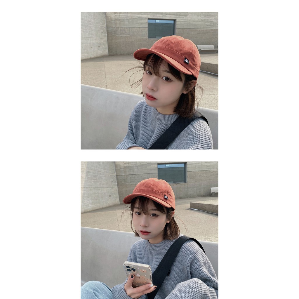 Mũ Bóng Chày Mềm Vành Ngắn Phong Cách Hip Hop Nhật Bản Cho Nam Và Nữ