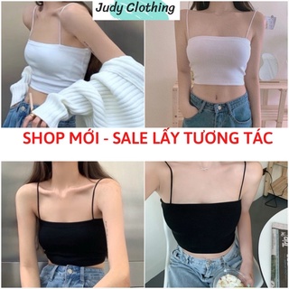 Áo 2 dây 100% cotton cao cấp <60kg  phong cách Hàn quốc