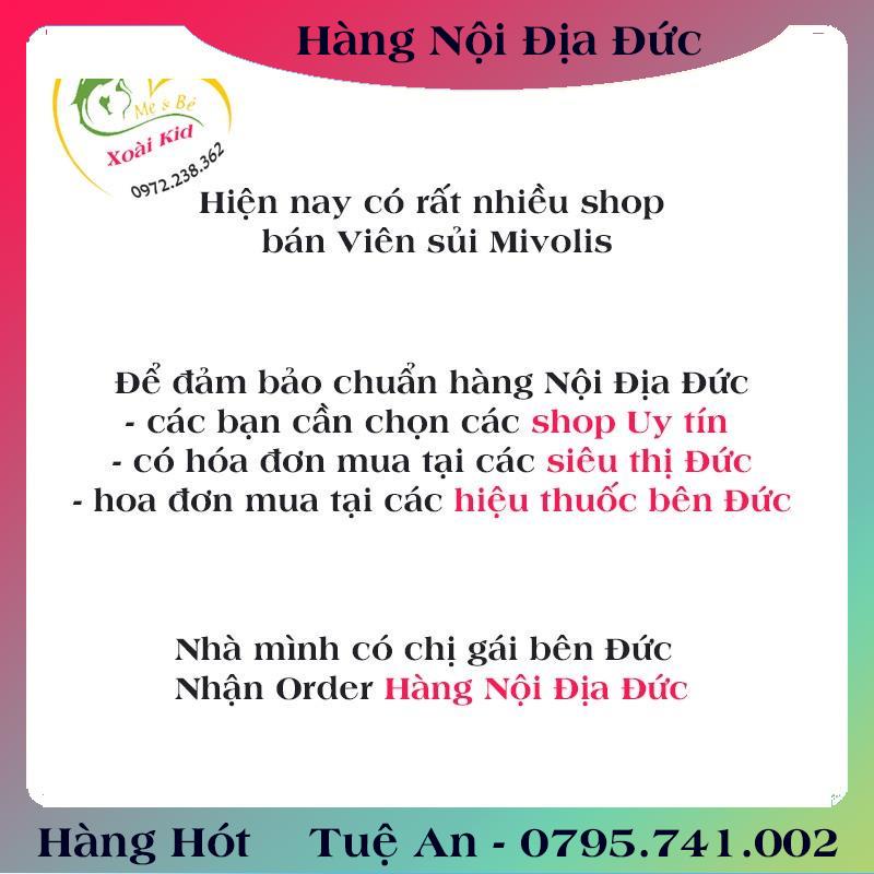 Viên Sủi Mivolis Vitamin C và các vị khác Hỗ trợ tăng cường hệ miễn dịch 20 Viên của Đức   .