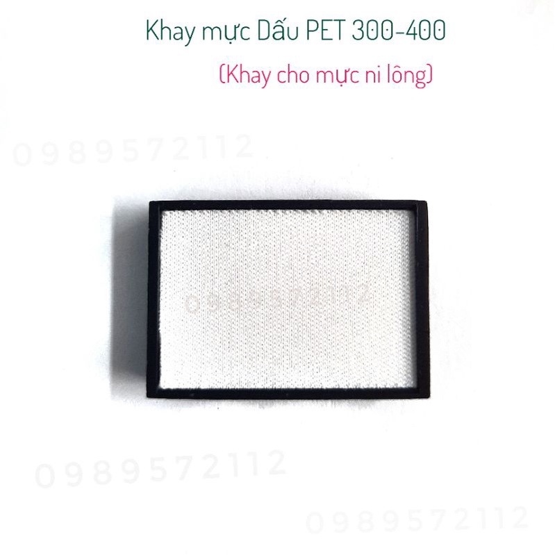 Khay mực - Tăm bông mực dấu ngày tháng PET 300-400 shiny