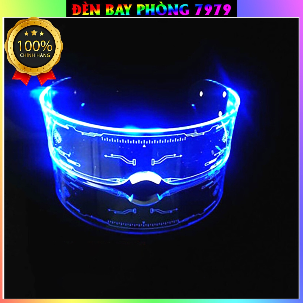 Kính Phát Sáng Đèn Led Nhiều Màu Chính Hãng Chất Liệu Nhựa ABS Dùng Cho Phòng Bay, Bar, Hội Tiệc, Sinh Nhật...