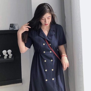 Váy đen có cúc - Hàng đẹp