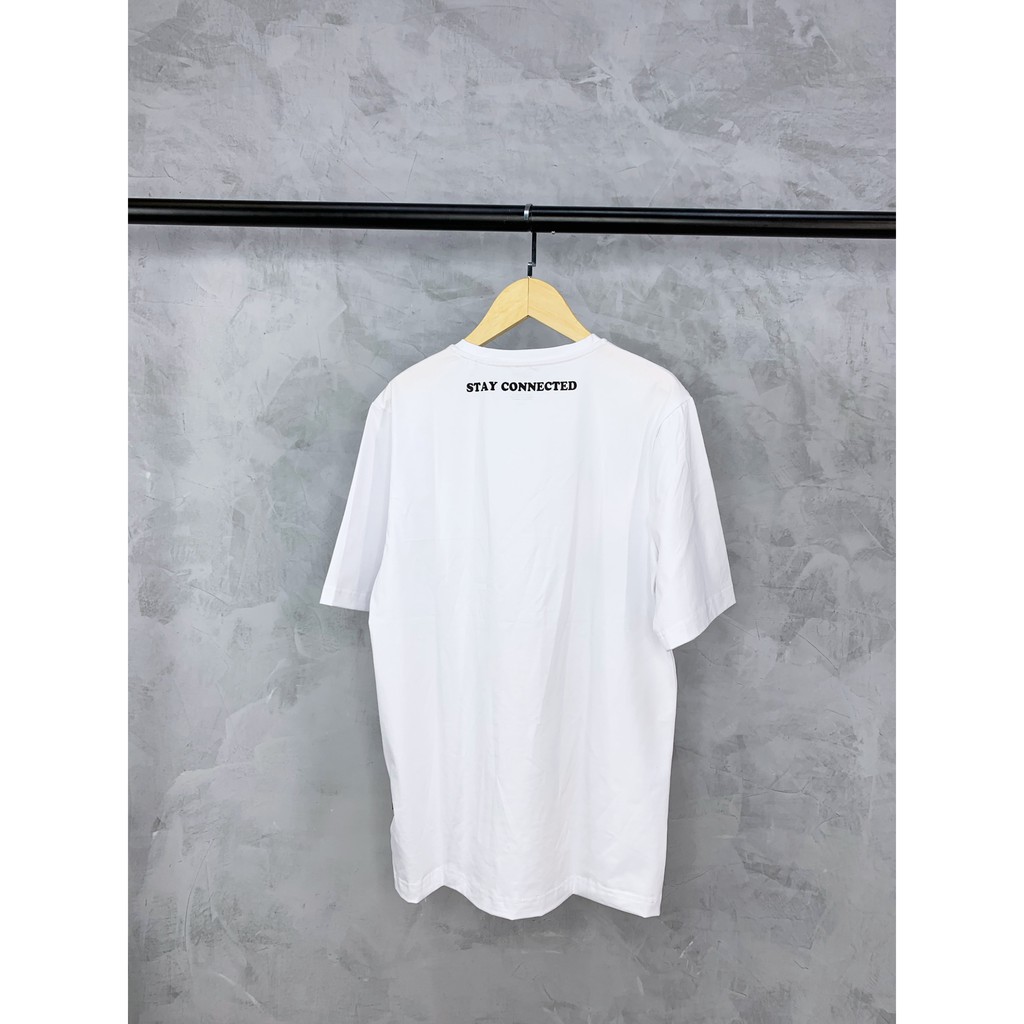 (HÀNG XUẤT XỊN) Áo LV01 trắng MICKEY TEE UNISEX Made in Cambodia Full tag code Size XS S M L