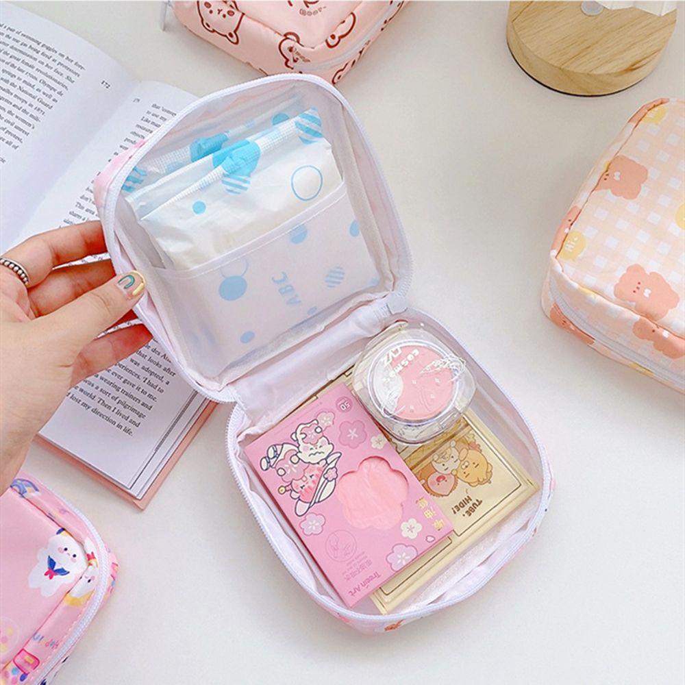 Túi Đựng Mỹ Phẩm Tampon Hình Thỏ Dễ Thương