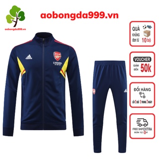 Bộ quần áo bóng đá dài tay nỉ mùa đông ARS Arsenal - bộ áo quần thể thao chất vải nỉ cao cấp - aobongda999.vn