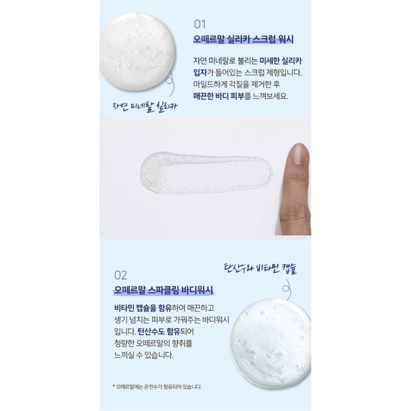 Gói sample Sữa tắm tẩy tế bào chết body Happy Bath Eau Thermale Silica Scrub Wash 5ml