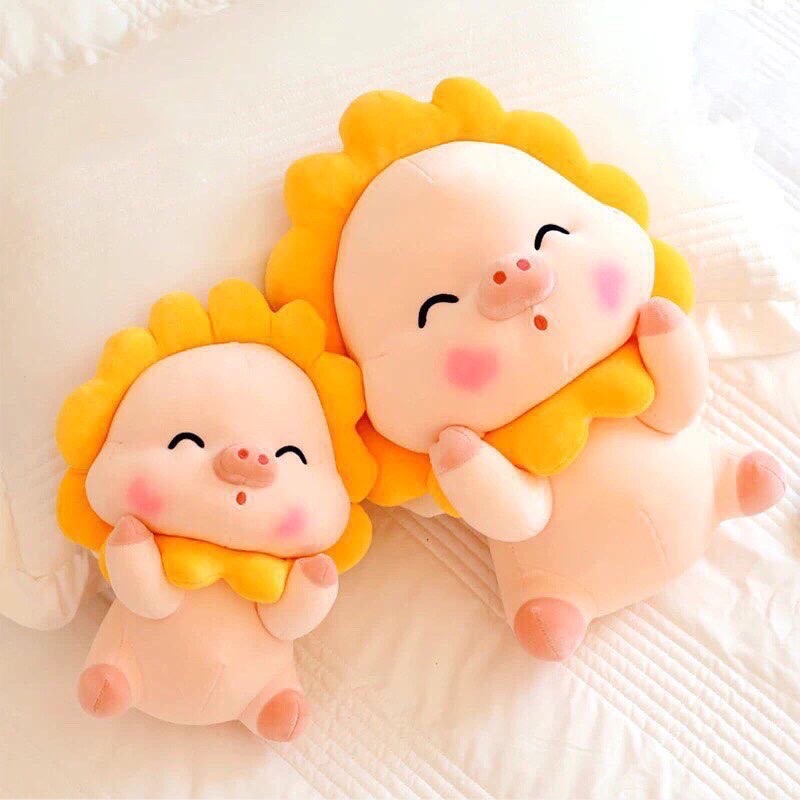 Lợn hoa nhồi bông, thú nhồi bông lợn hoa, heo bông, lợn hoa 23cm siêu mềm mịn