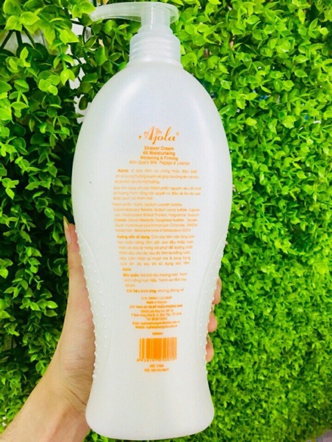 Sữa Tắm Ajola  Natural Milk Double 1200m